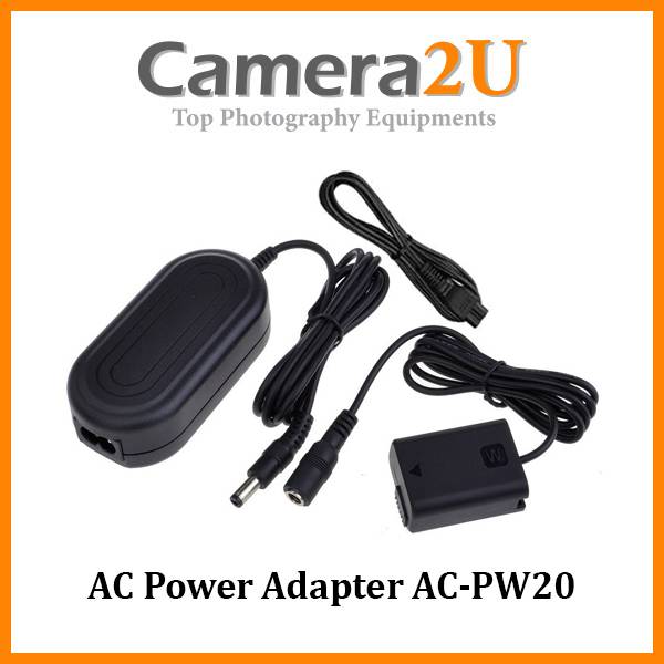 AC Power Adapter ACPW20 Direct Power For Sony A7 Series A6000 ACPW20